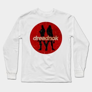 dreadnok - simple red circle vintage Long Sleeve T-Shirt